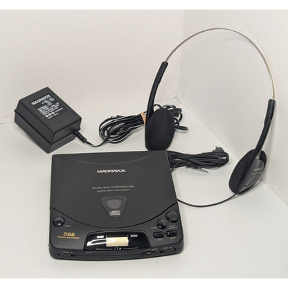 1996 Magnavox AZ-6832CS Portable CD Player With AC Adaptor/Headphones Works Great!