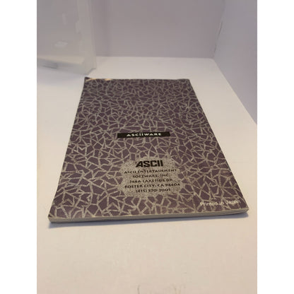 Wizardry knight Of diamonds Second Scenario NES Cartridge & Manual Nintendo