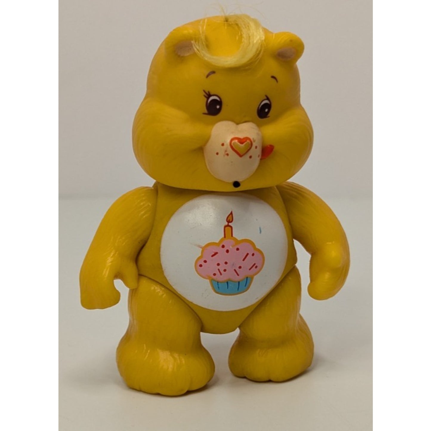 Vintage 1983 AGC Kenner Care Bears Birthday Bear 3.5" Posable Figure B