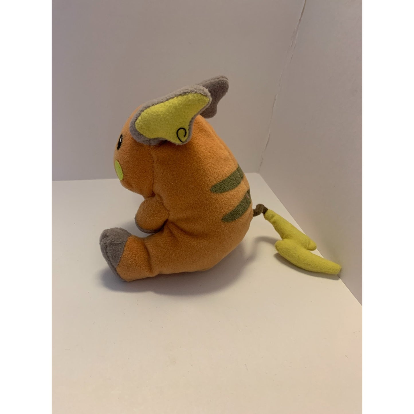 Vintage Pokemon Raichu Beanie Plush Toy Stuffed Hasbro 1998 Nintendo 4.5"