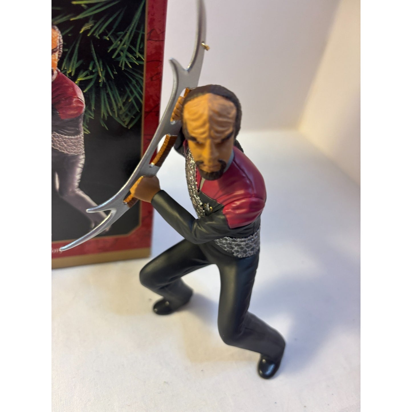 Hallmark Keepsake Star Trek Deep Space Nine Worf Ornament 1999 Open