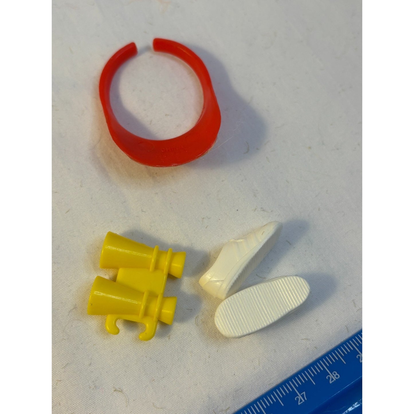 Vintage 1990s Barbie Baywatch Lifeguard Accessories Visor Binoculars Shoes