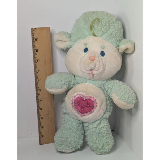 Vintage 13" Care-Bear Cousins Gentle Heart Lamb Care Bear