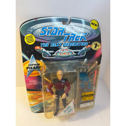 Sealed Star Trek Next Generation Jean-Luc Picard 5" Action Figure 1994 Playmates