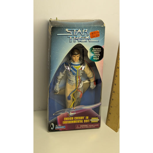Star Trek Ensign Chekov Environmental Suit 9" Action Figure 1998 Playmates READ