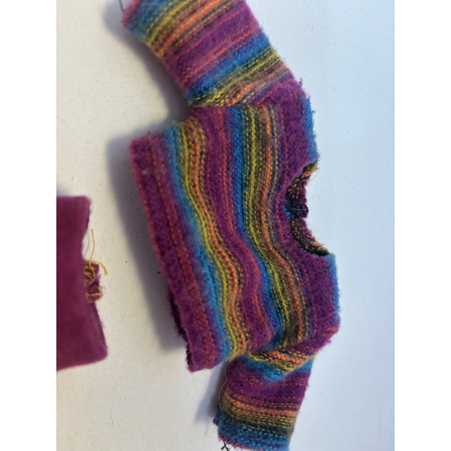 Vintage 1987 Mattel Barbie Sweater Soft Fashion #4479 Yellow & Purple Outfit