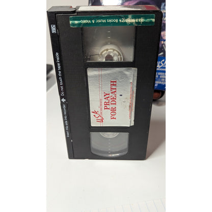 Pray For Death Sho Kosugi Big Box VHS Previous Rental USA Home Video