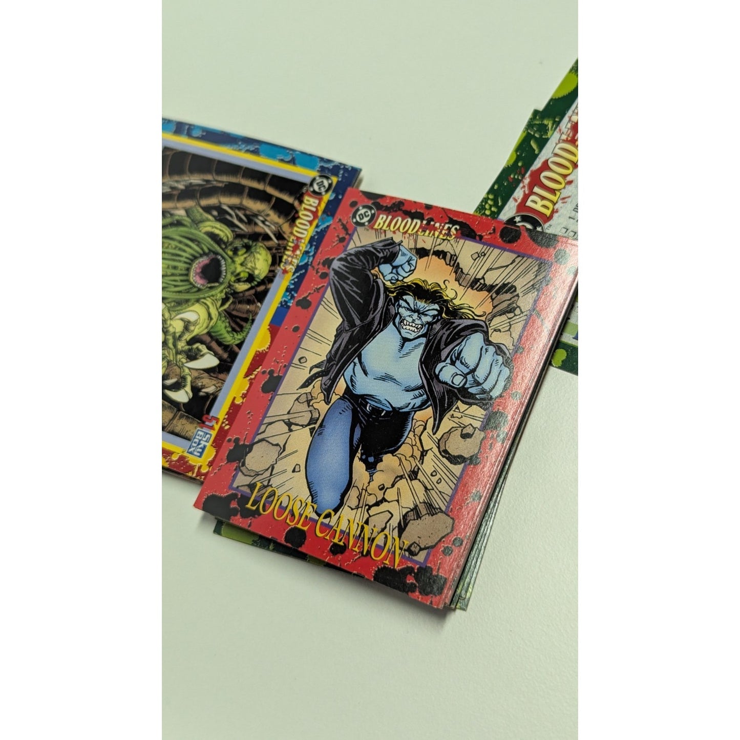 Vintage DC Bloodlines 1993 Complete Set 81 Trading Card Base Set Sky Box