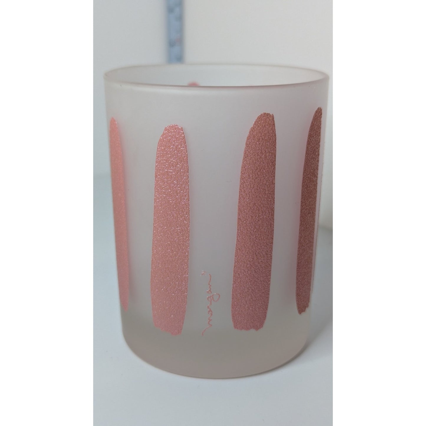 Morgan Glass Citrus Peel 10oz Lowball Retro Barware Glasses Set of 3 Vintage