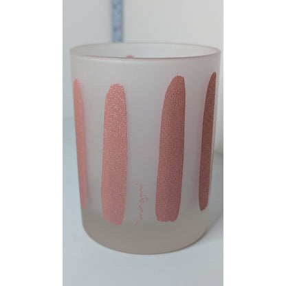 Morgan Glass Citrus Peel 10oz Lowball Retro Barware Glasses Set of 3 Vintage