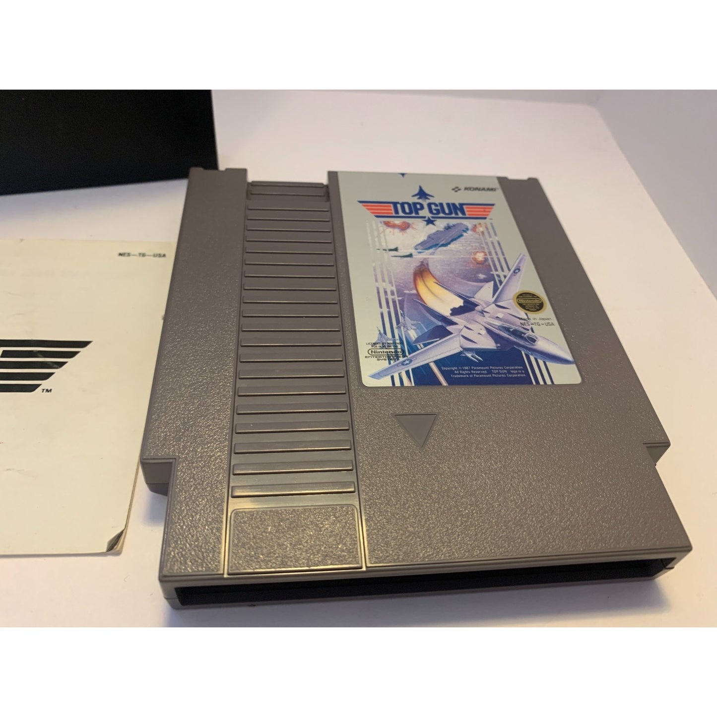 Top Gun (NES, Nintendo, 1987) w/ Manual & Sleeve Tested Working