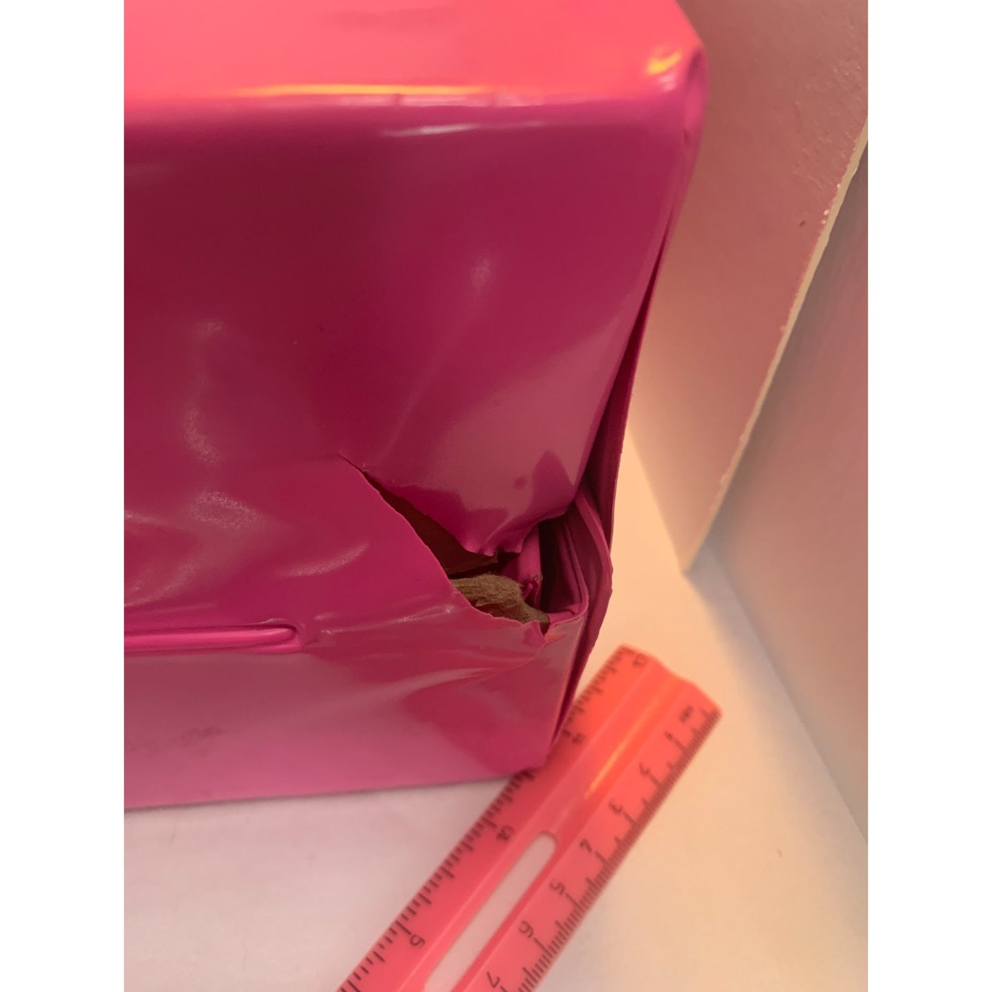 Vintage 1989 Mattel Barbie Doll Vinyl Pink Travel Carrying Case Wardrobe