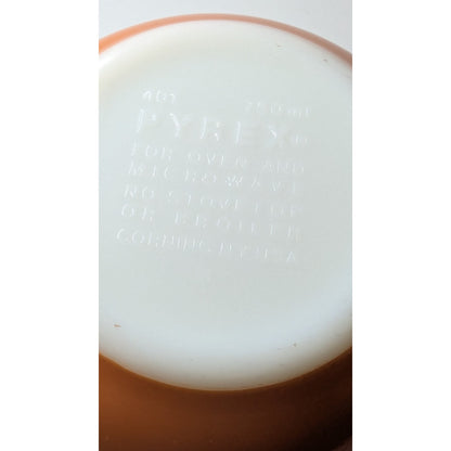 Vintage Pyrex Autumn Harvest Wheat Orange Mixing Bowl 750ML Ovenware #401