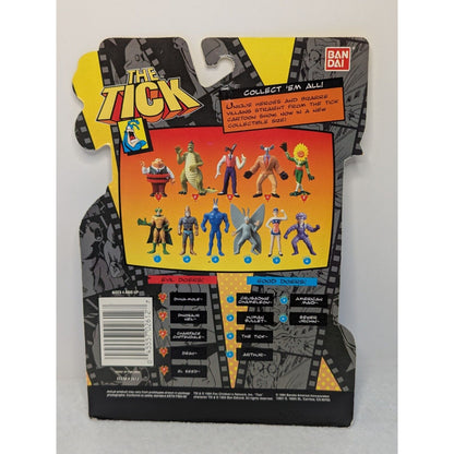 Vintage The Tick Small Crusading Chameleon Collectible Figure Bandai 1994 Sealed