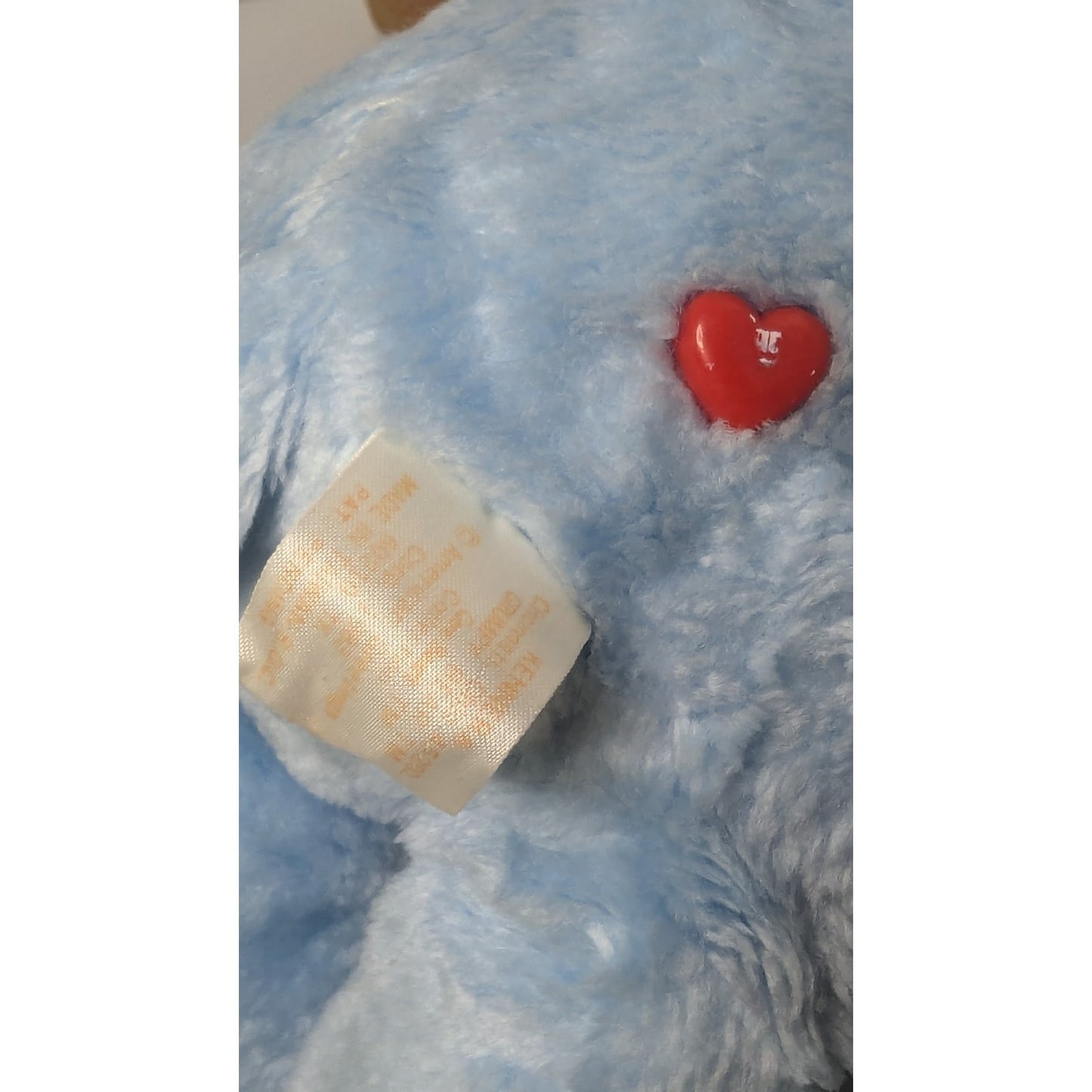 Vintage Care Bears GRUMPY Bear Stuffed Plush 13" Kenner 1983 Storm Cloud Patch