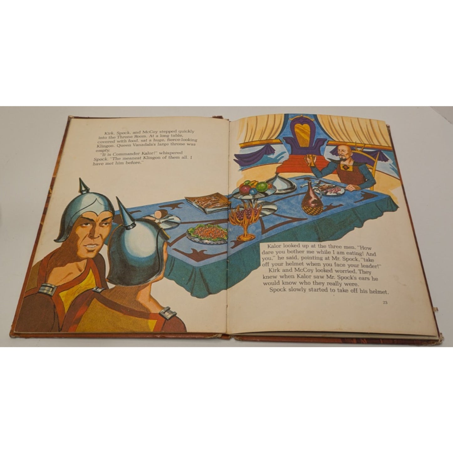 Vintage 1977 Star Trek The Prisoner of Vega Hard Cover Random House Kids Book