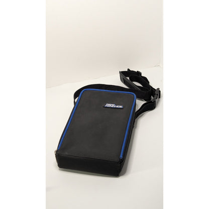 Official Game Boy Advance Carrying Case With Shoulder Strap Black & Blue
