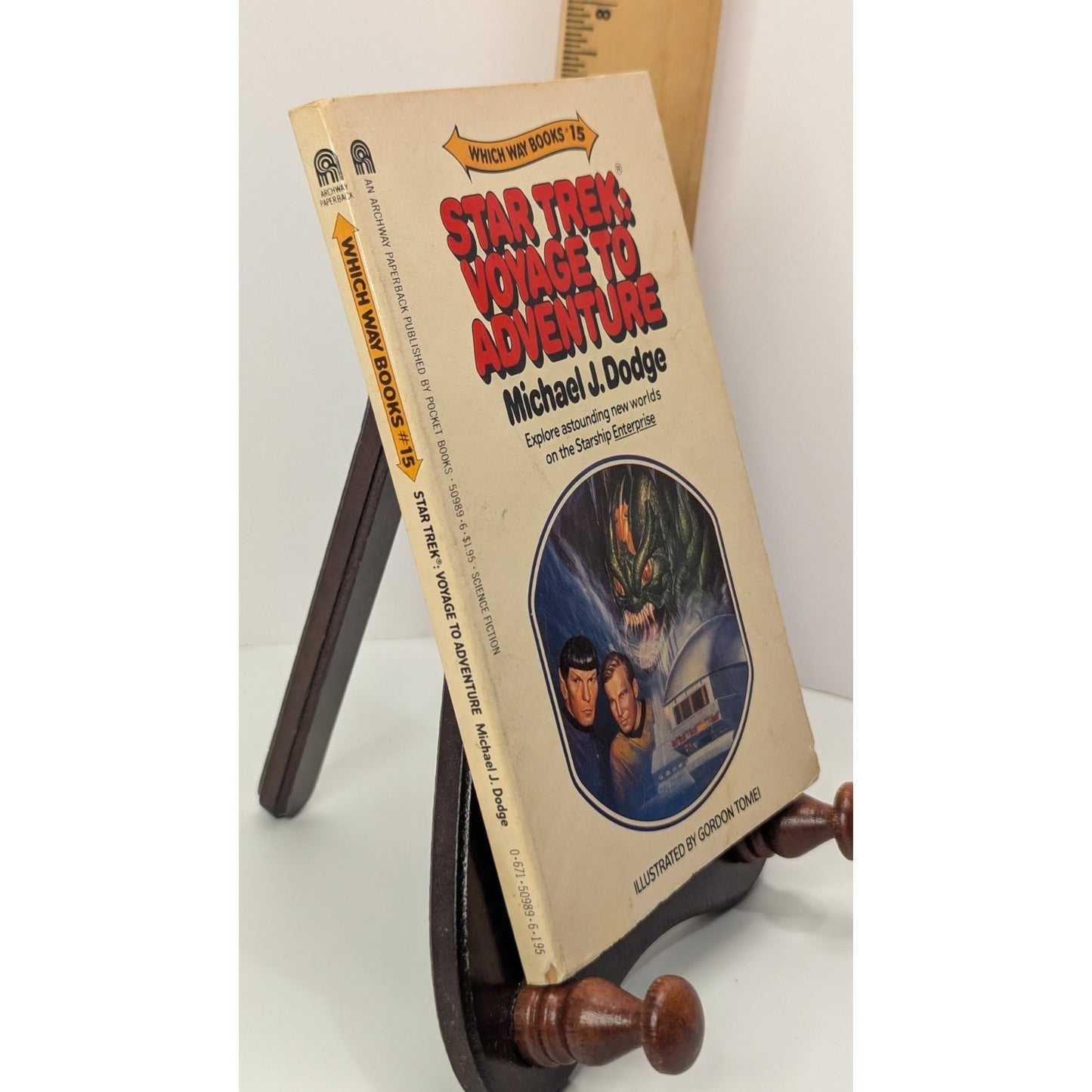 1984 Star Trek Voyage to Adventure Which Way Books by Michael J. Dodge Illustrated
