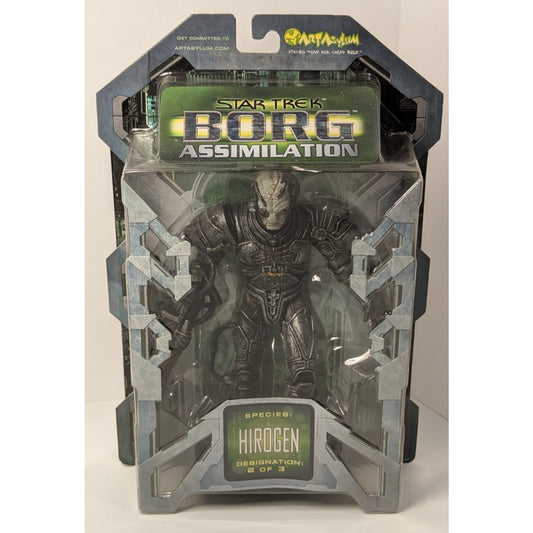 Sealed 2002 Art Asylum Star Trek Borg Assimilation 2 of 3 Hirogen Species