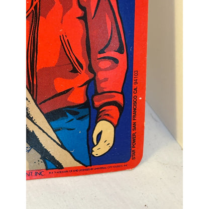 VINTAGE 1982 ET Extra Terrestrial in Wig Pierced Earrings NOS Universal Studios