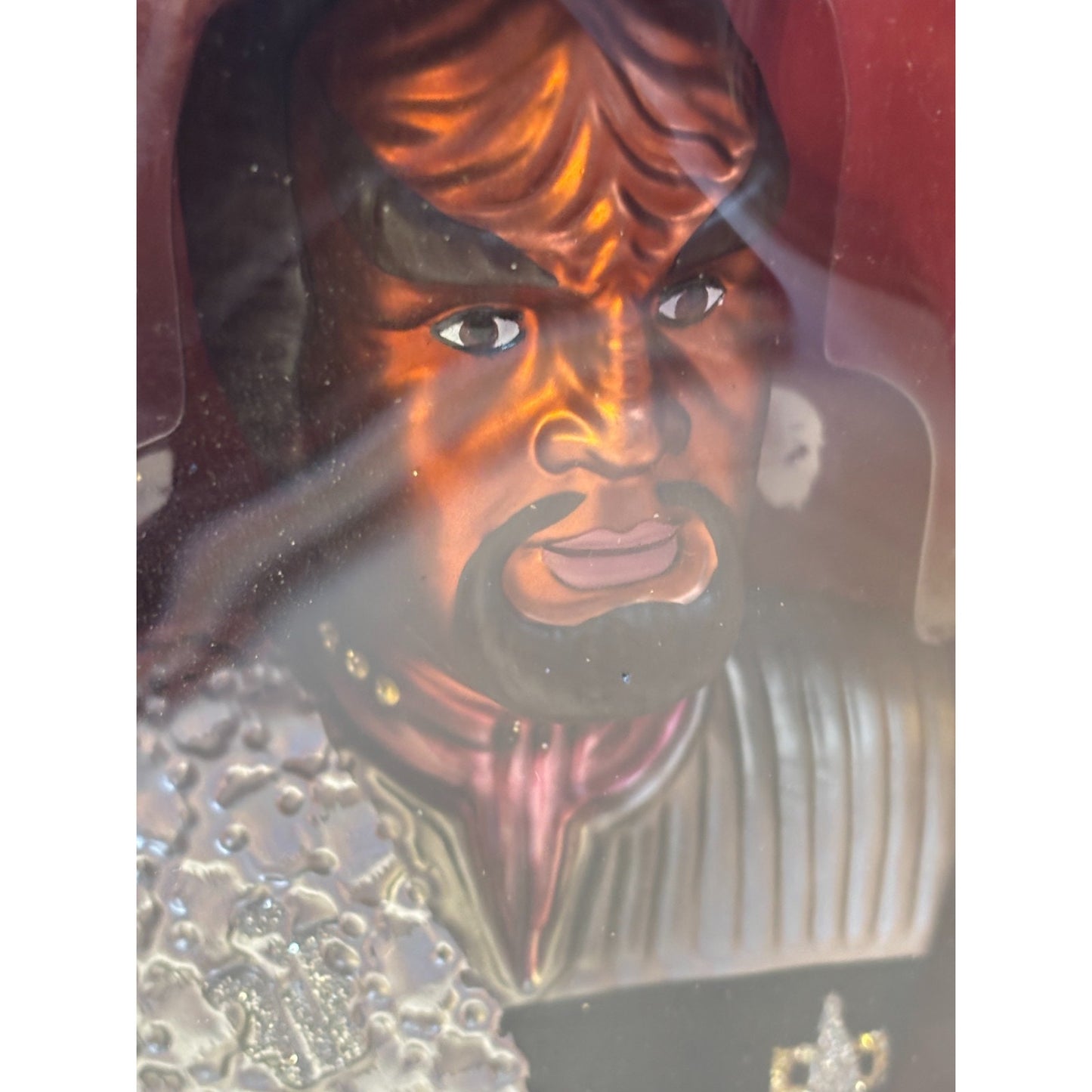 Hallmark Keepsake Ornament STAR TREK Deep Space Nine Worf Crown Reflections 2000