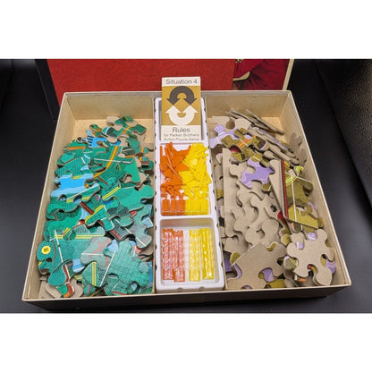 Vintage Situation 4 Parker Brothers Action Puzzle Game Complete