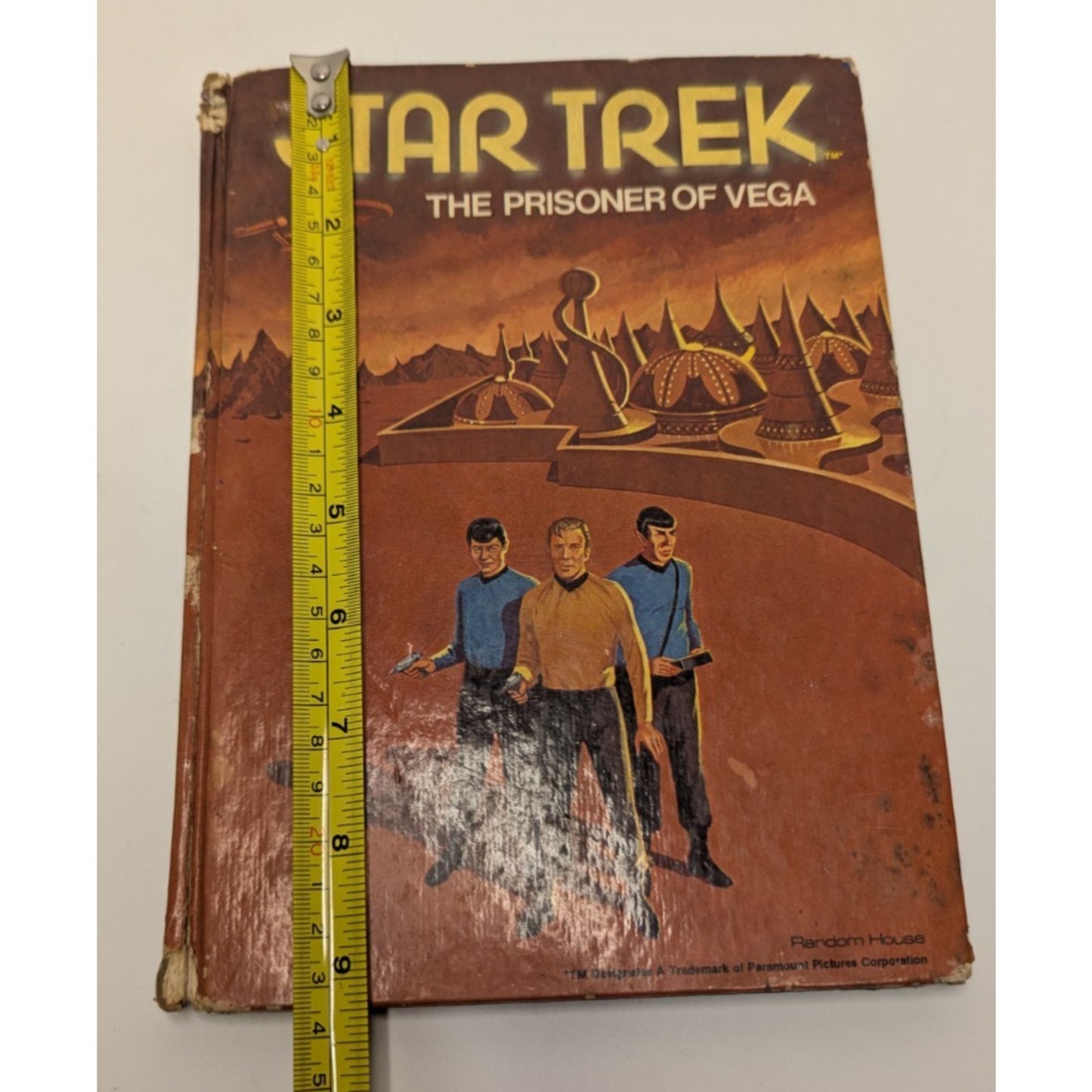 Vintage 1977 Star Trek The Prisoner of Vega Hard Cover Random House Kids Book