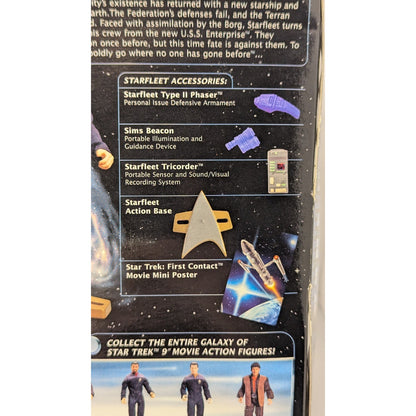 Vintage Playmates Star Trek First Contact William Riker 9" Figure