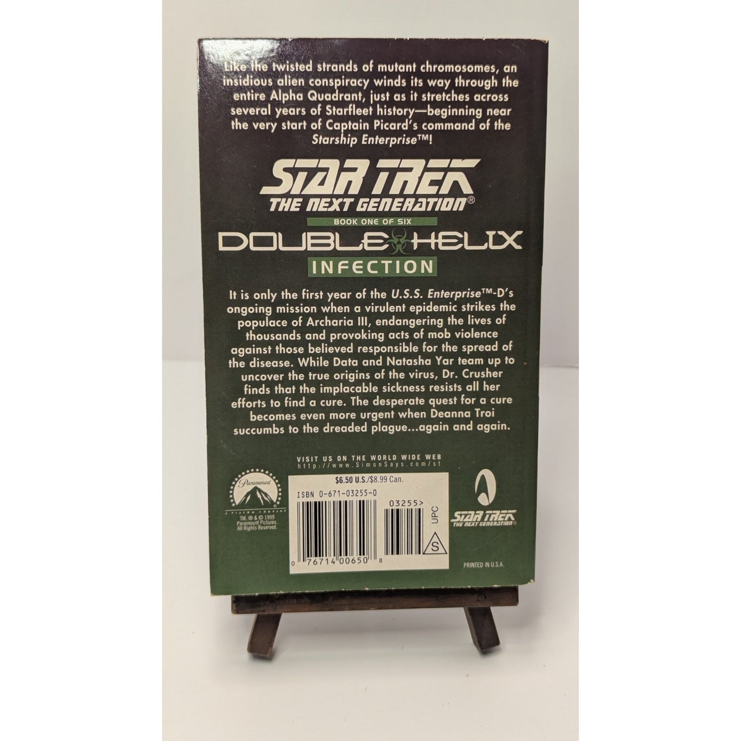 Star Trek The Next Generation Double Helix 6 Book Set Paperback Great Condition