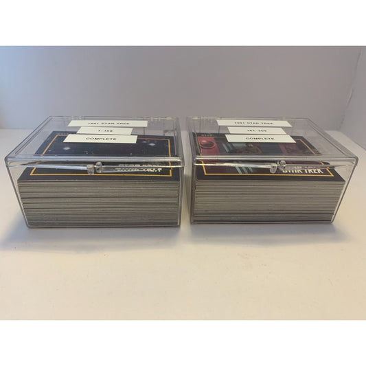 Vintage STAR TREK 1991 IMPEL SERIES 1 & 2 COMPLETE TRADING CARD SET 1-309