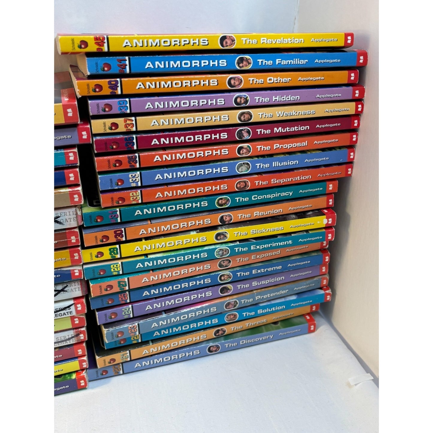 Vintage Animorphs Lot of 36 Books Nickelodeon 90s Some 1st Prints & Hard Covers