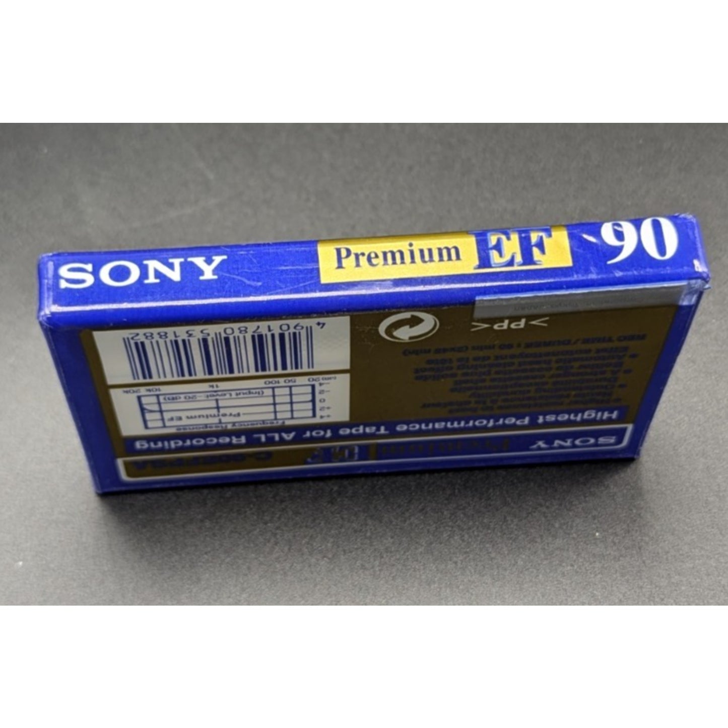 Sony EF Premium Type I 90 Minute Audio Cassette w/Screws C90EFPSA