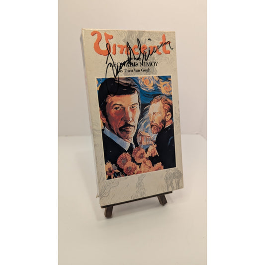 Autographed Leonard Nimoy VINCENT VHS Rare & OOP 1981 One-Man Performance Biopic
