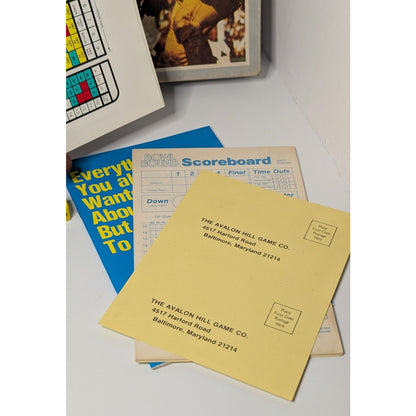 Vintage Bowl Bound Sports Illustrated Avalon Hill Football Game 1978