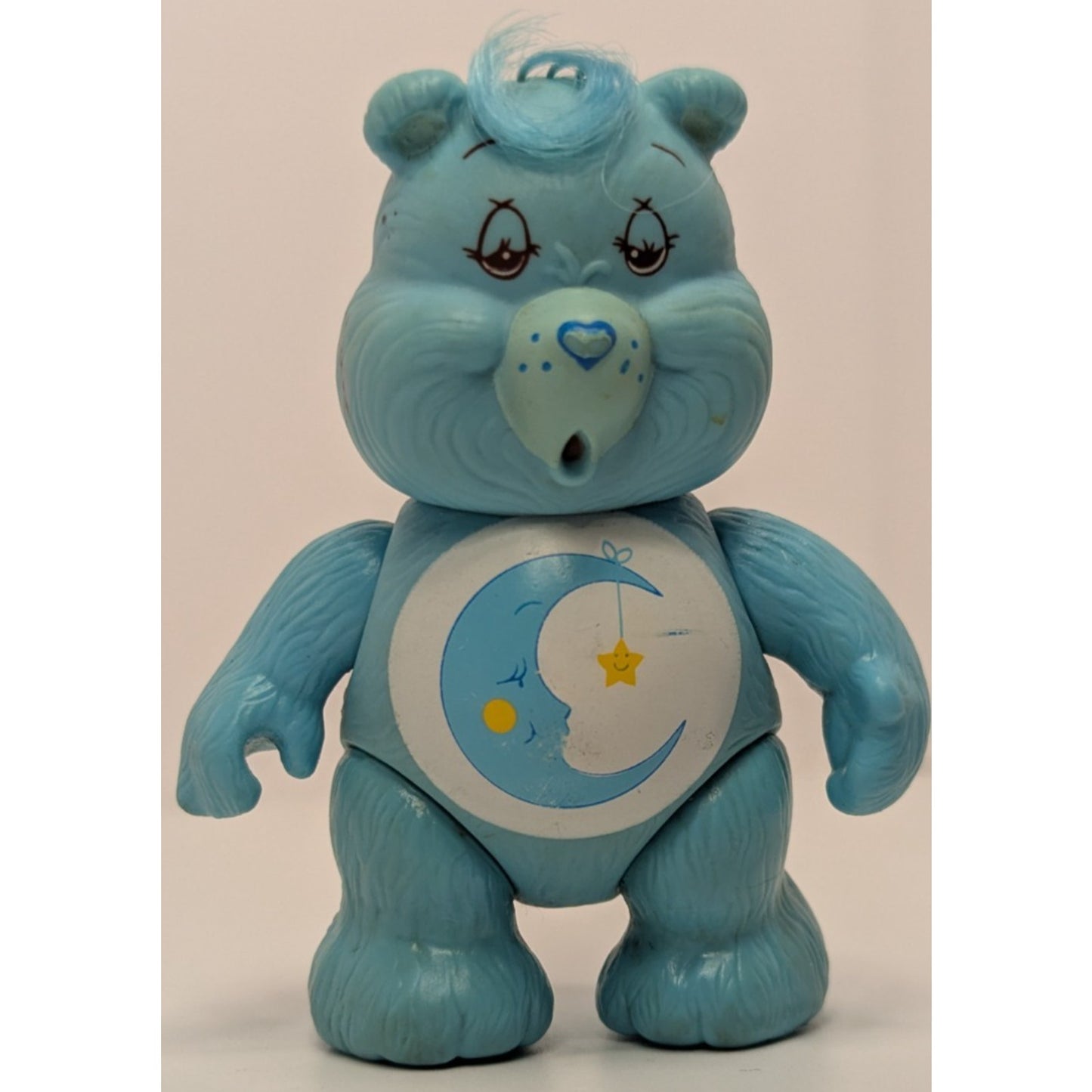 Vintage 1983 Care Bears Bedtime Bear 3.5" Poseable PVC Figure D See Photos