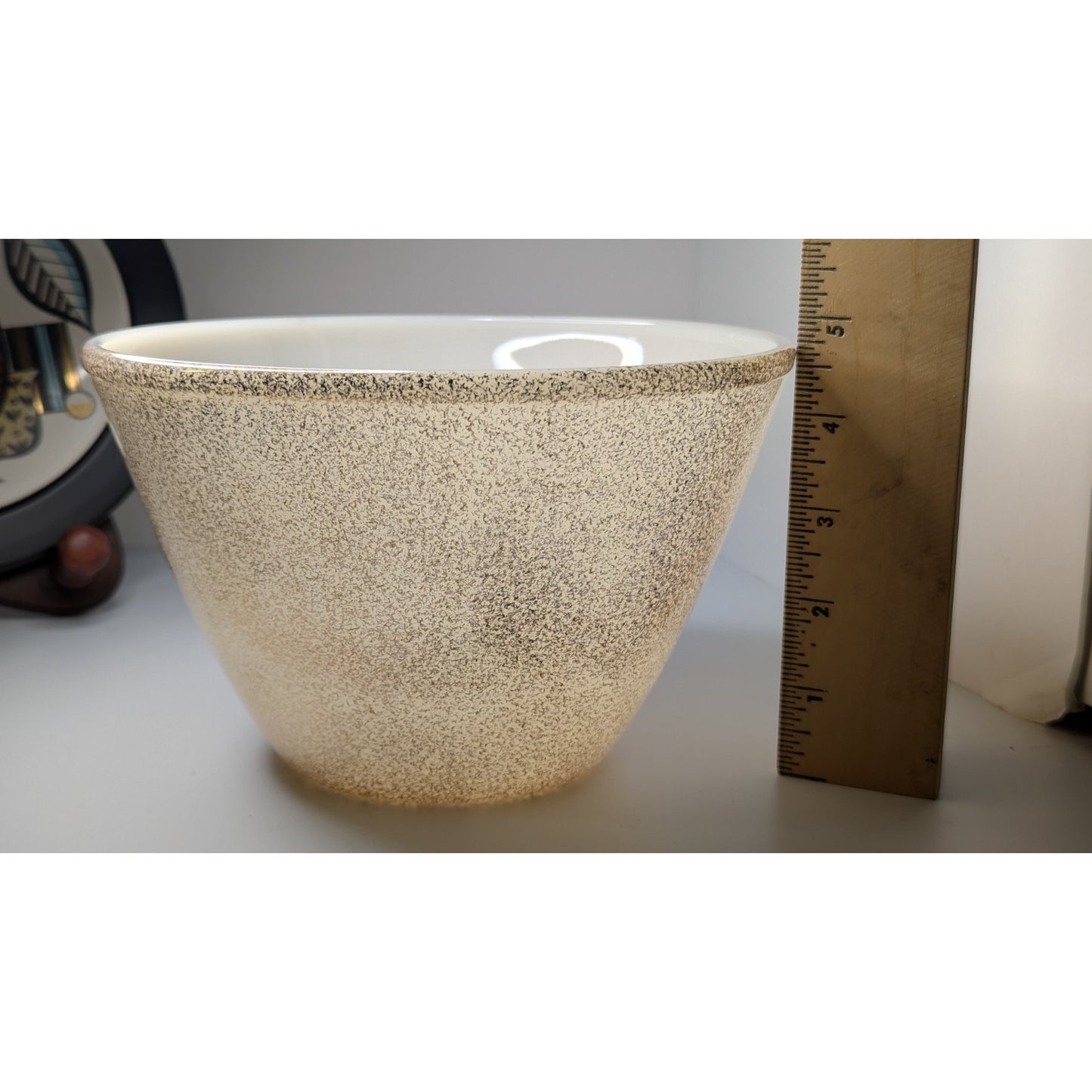 Vintage Georges Briard Gold Speckled Ambrosia Fire King Covered Bowl w/Lid