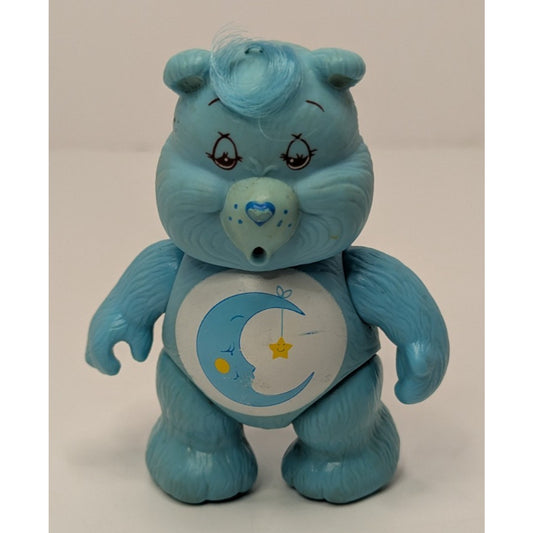 Vintage 1983 Care Bears Bedtime Bear 3.5" Poseable PVC Figure D See Photos