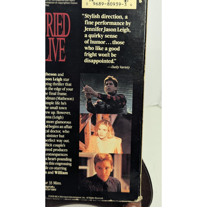 Buried Alive VHS Tape Horror Movie 1990 Tim Matheson Goodtimes Cult Halloween