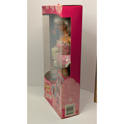 1995 Mattel Barbie Foam N Color Barbie Doll with Pink Foam #14457 New In Box