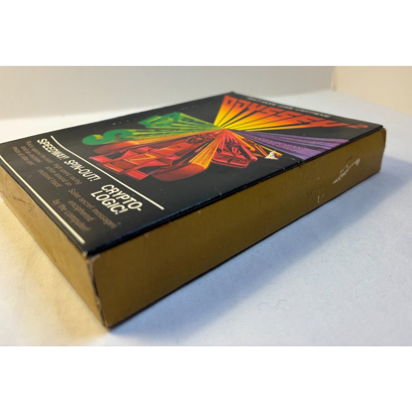 Speedway Spin-Out Crypto-Logic Game Odyssey 2 Magnavox 1978 Complete Tested B