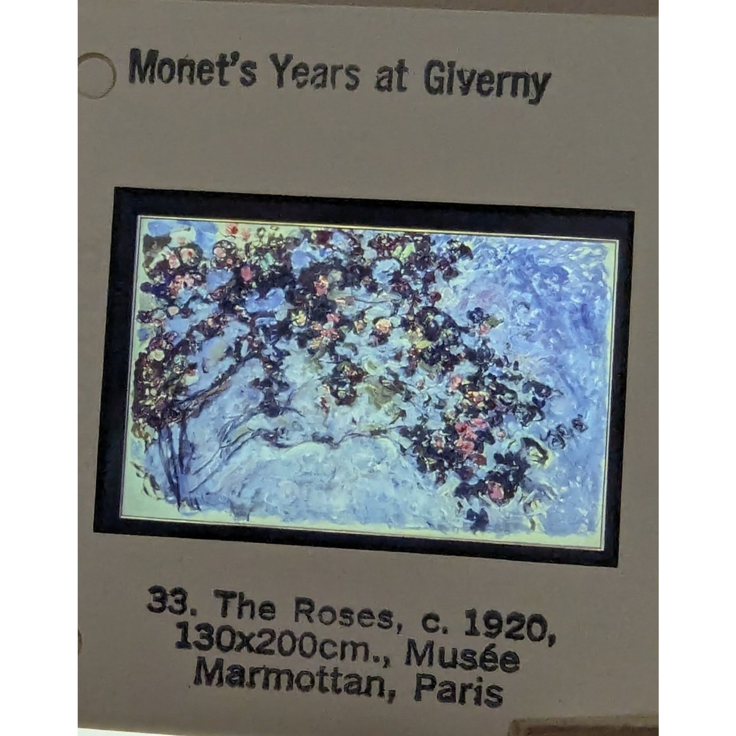 Beyond Impressionism Cassette and Slides Course Metropolitan Museum of Art Monet