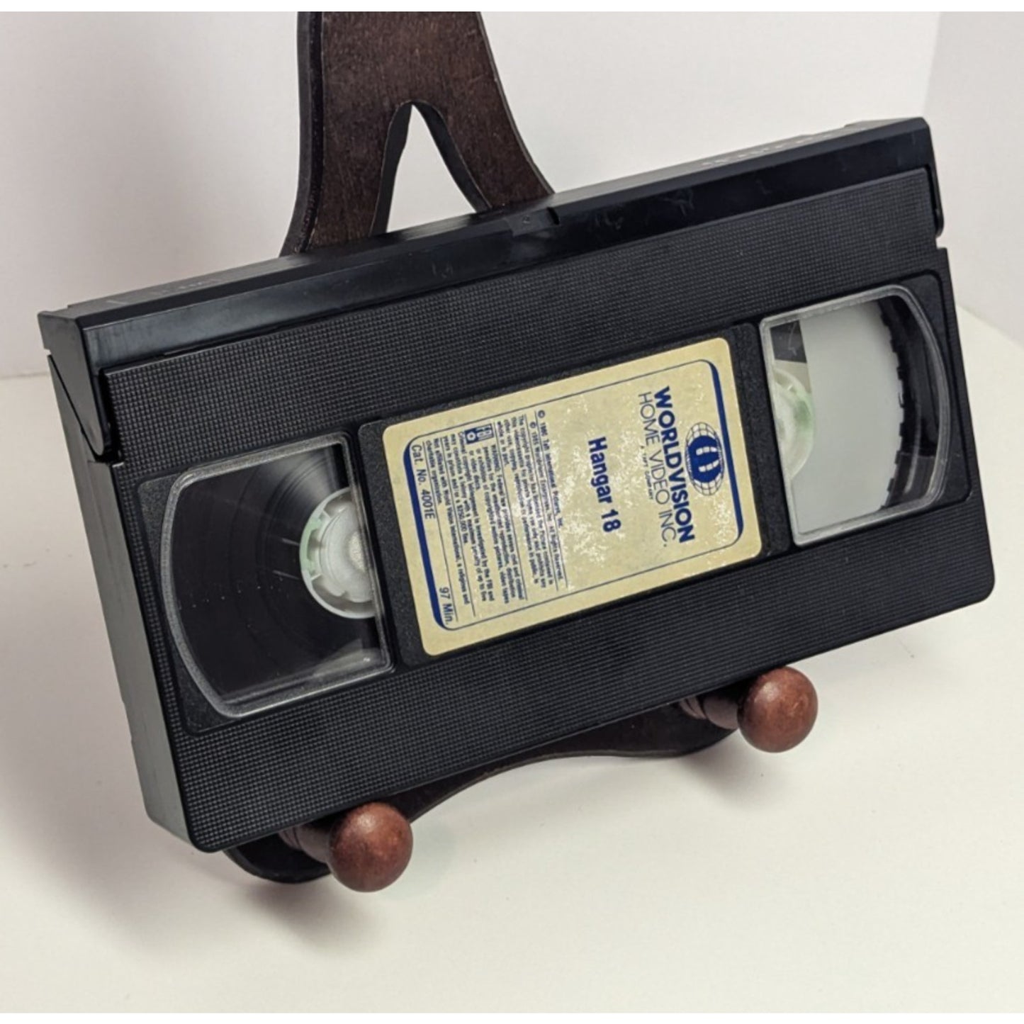 Hangar 18 VHS 1980 Worldvision Obscure Sci-Fi Thriller Movie OG Press Rare OOP