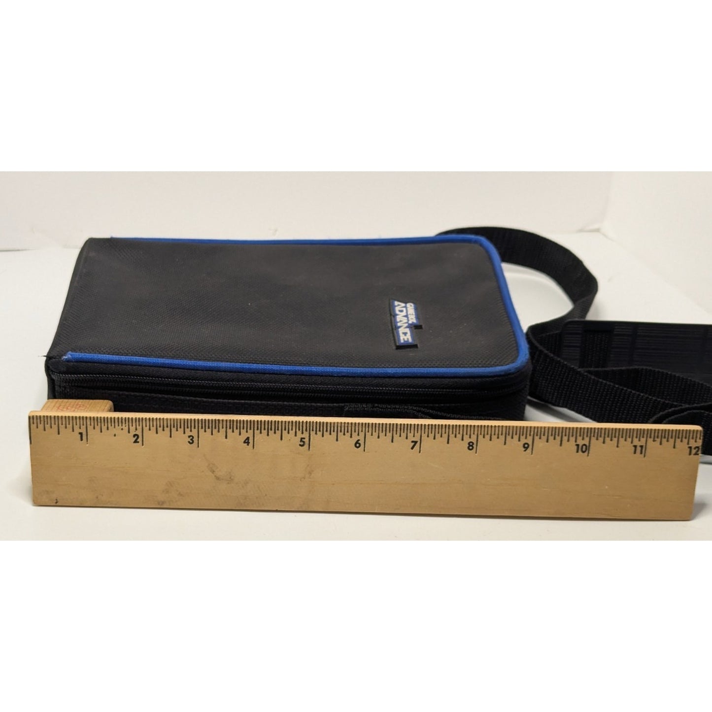 Official Game Boy Advance Carrying Case With Shoulder Strap Black & Blue