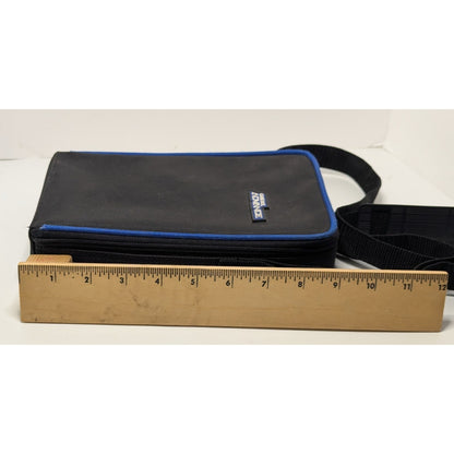 Official Game Boy Advance Carrying Case With Shoulder Strap Black & Blue