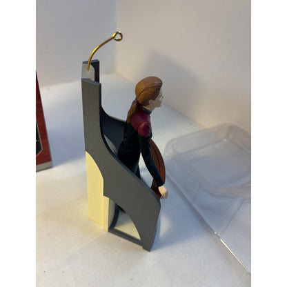 Hallmark Star Trek Voyager Captain Kathryn Janeway Keepsake Ornament 1998 Open