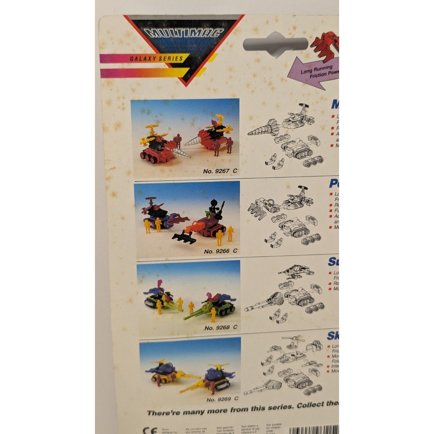 Vintage 80s Multimac Galaxy Series Planet Explorer Building Toys Mighty Drill