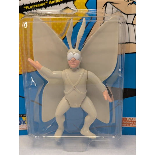 Vintage 1994 Sealed Bandai Fox Animation The Tick Fluttering Arthur 6" Figure