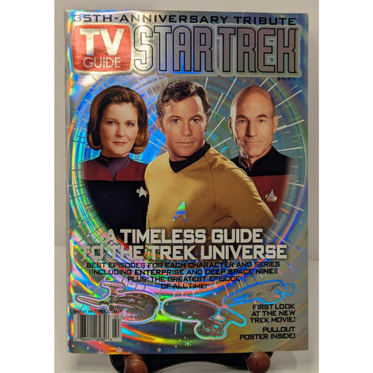 Three Star Trek 35th Tribute TV Guide Timeless Guide to the Trek Universe
