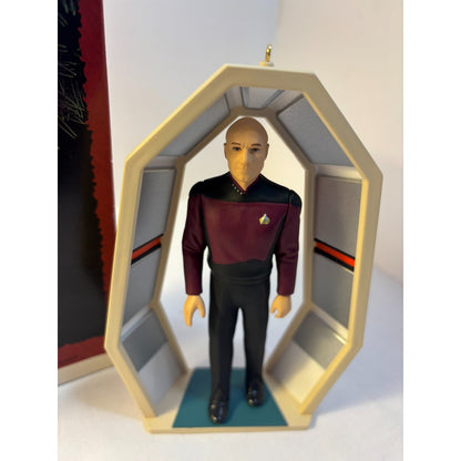 Hallmark Star Trek Captain Jean-Luc Picard Keepsake Christmas Ornament 1995 TNG