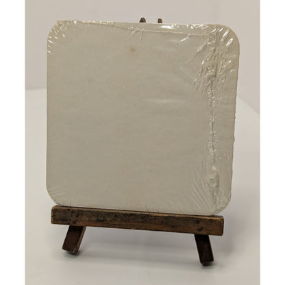 Set of 4 Star Trek Coasters 1997 Enterprise, Voyager, Defiant, Enterprise-D NEW